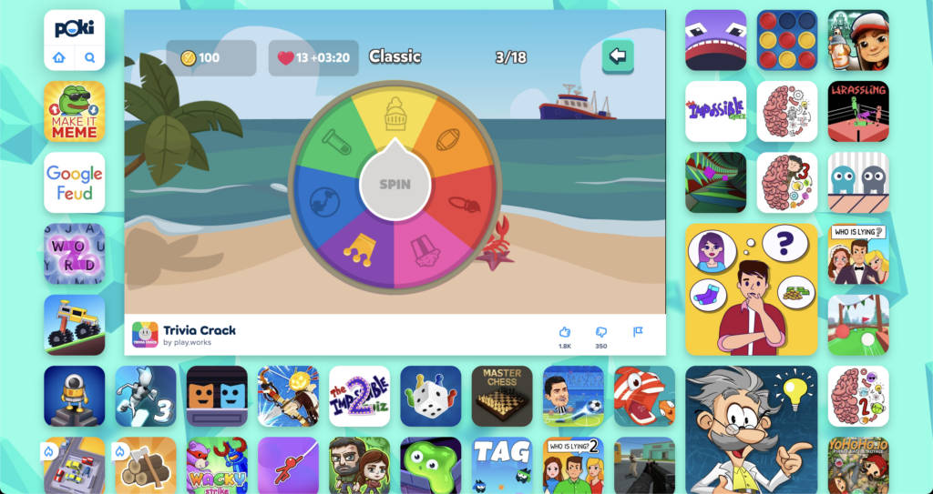Trivia Crack on Poki