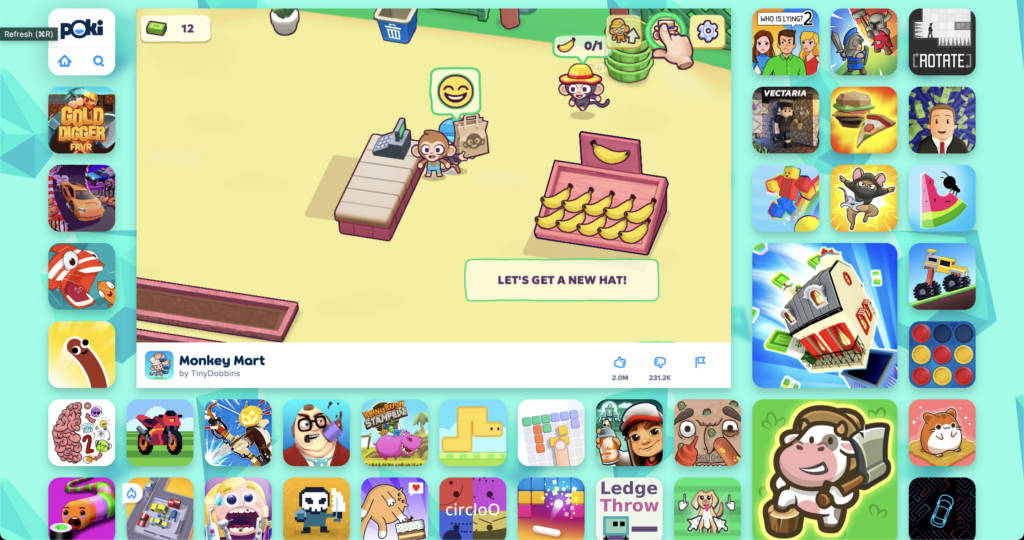 Monkey Mart on Poki