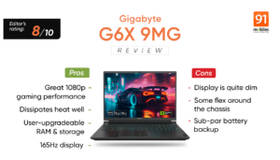 Gigabyte G6X 9MG Review: AAA gaming at a wallet-friendly price