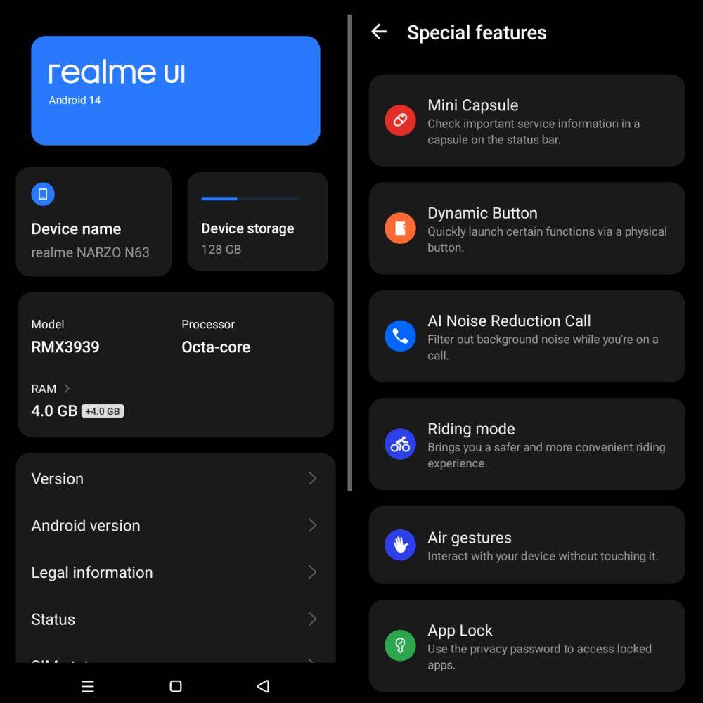 Realme Narzo N63