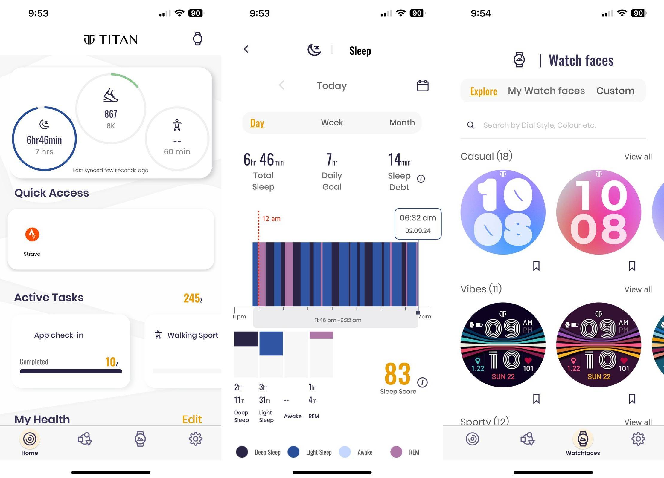 Titan Smart World app