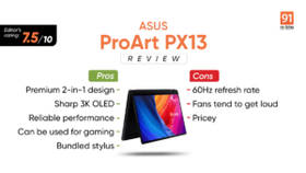 ASUS ProArt PX13 review: portable powerhouse for creators