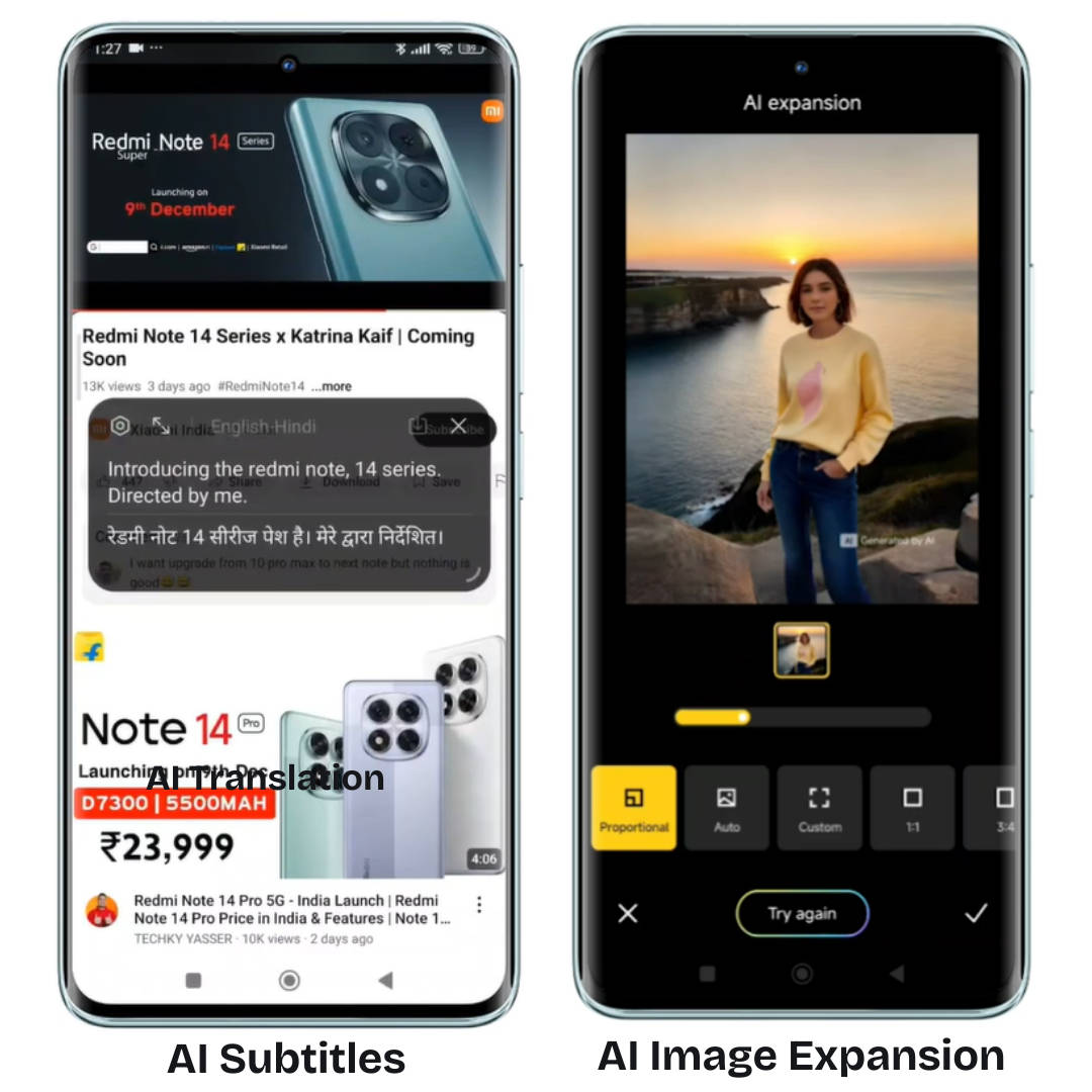 Redmi Note 14 Pro Plus AI features
