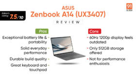 ASUS Zenbook A14 (UX3407) review: the featherweight champion