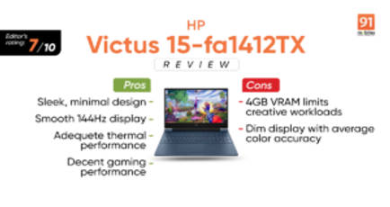 HP Victus 15-fa1412TX Review: Ada-pting to Budget Gaming?