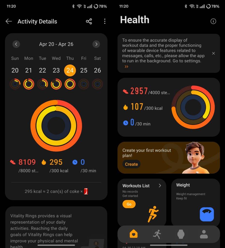 Itel Unicorn Max activity