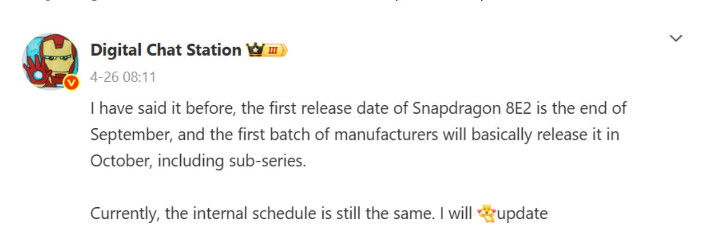 Snapdragon 8 Elite 2