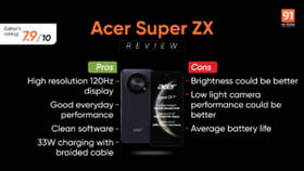 Acer Super ZX review: a balanced budget phone with some caveats