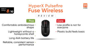HyperX Pulsefire Fuse Wireless Review: No Gimmicks, No Drama, Just Solid Gaming