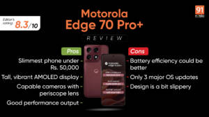 Motorola Edge 70 Pro+ review: best all-rounder under Rs 50,000