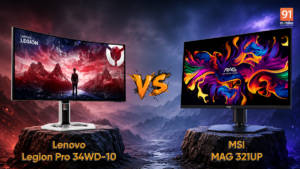 MSI MAG 321UP vs Lenovo Legion Pro 34WD-10: Flatscreen or Ultrawide, which is best for you?
