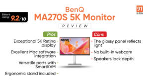 BenQ MA270S Review: The best Apple Studio Display alternative that outsmarts Apple