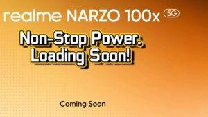 Realme Narzo 100x 5G India launch officially teased: here's what to expect