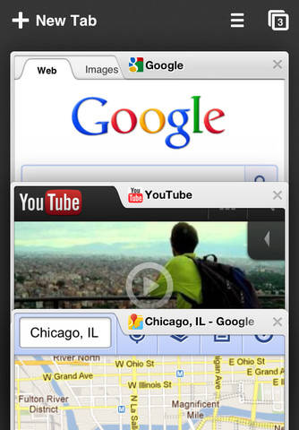 Google Chrome iOS app Google Chrome iOS app