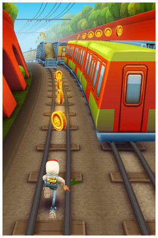 MONTREAL, CANADA - APRIL 5, 2016 : Subway Surfers Game On Android Device. Subway  Surfers Is A Temple Run-style Game Where You Have To Escape From A Railway  Inspector. Stock Photo, Picture