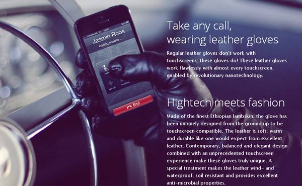 Mujjo Touchscreen Leather gloves Mujjo Touchscreen Leather gloves