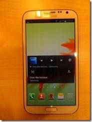 Samsung Galaxy Note II Front Samsung Galaxy Note II Front