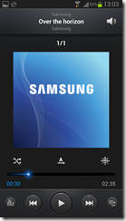 Samsung Galaxy Note II Music Player Samsung Galaxy Note II Music Player