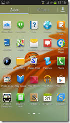 Samsung Galaxy Note II Screenshots Samsung Galaxy Note II Screenshots