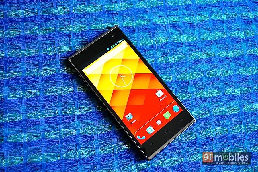 Lava Iris 504Q+_front panel