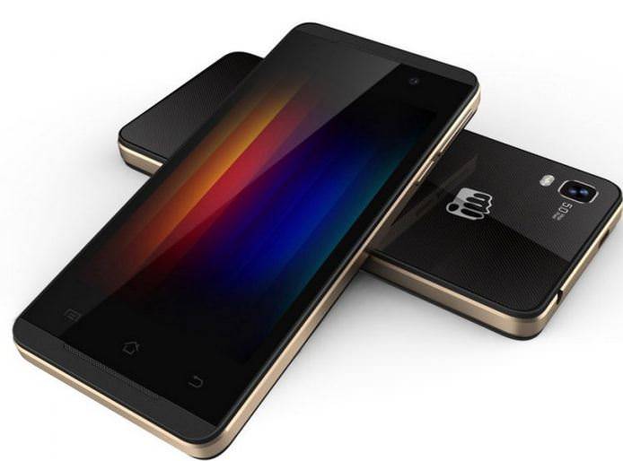 micromax dual speaker mobile