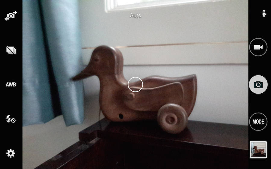 Samsung Tab S_camera UI