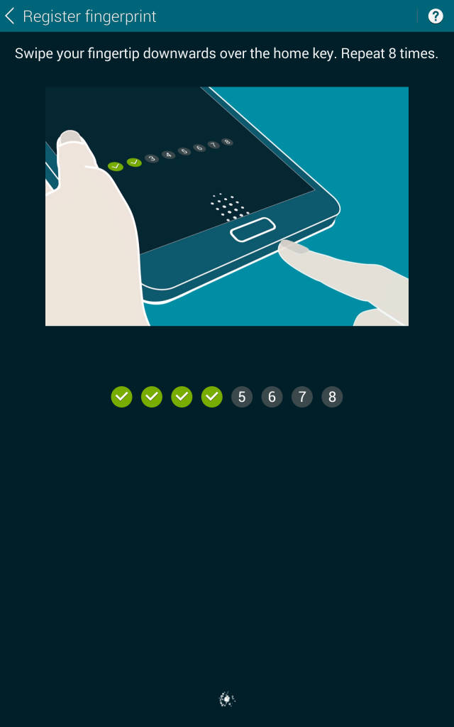Samsung Tab S_fingerprint sensor