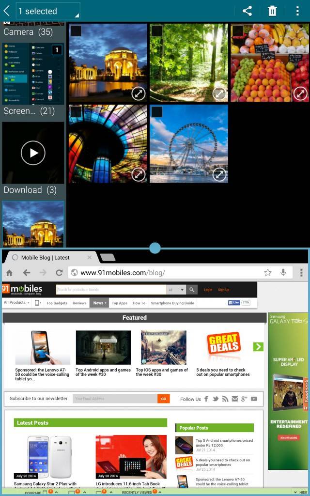 Samsung Tab S_multi window2