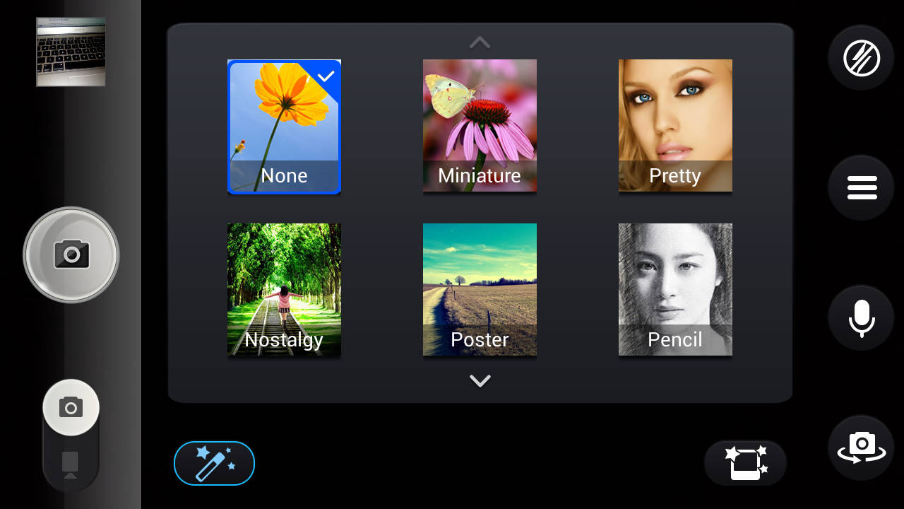 XOLO Q1200_camera UI