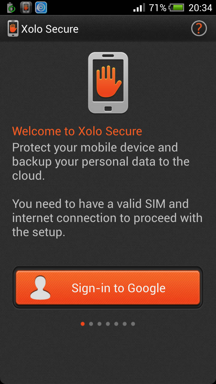 XOLO Q1200_xolo secure