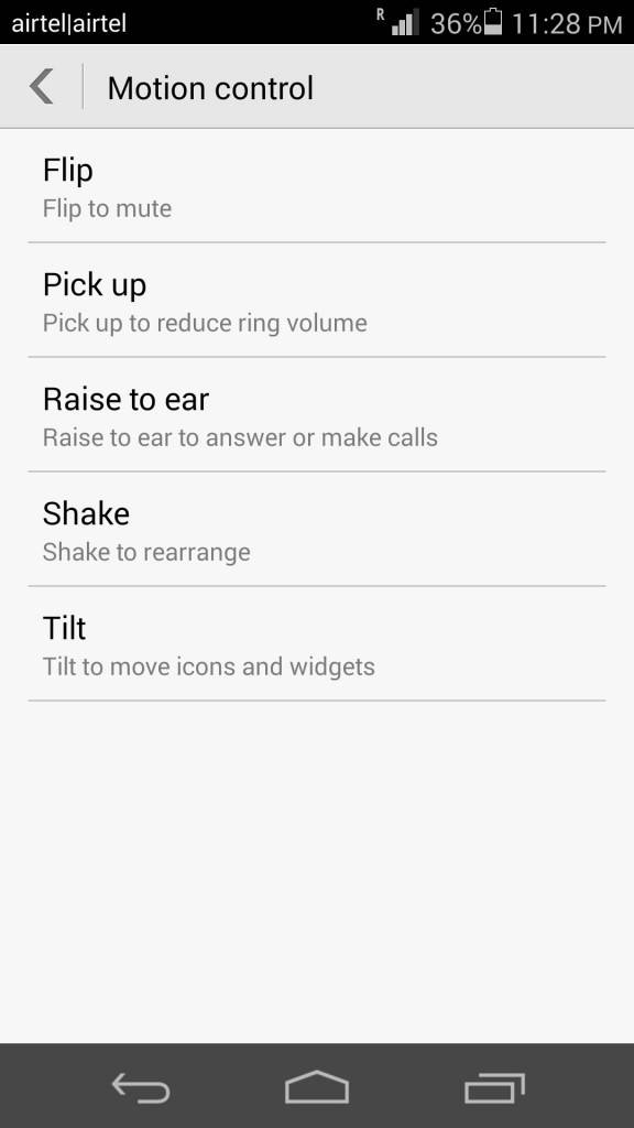 Huawei Honor 6_Motion Control