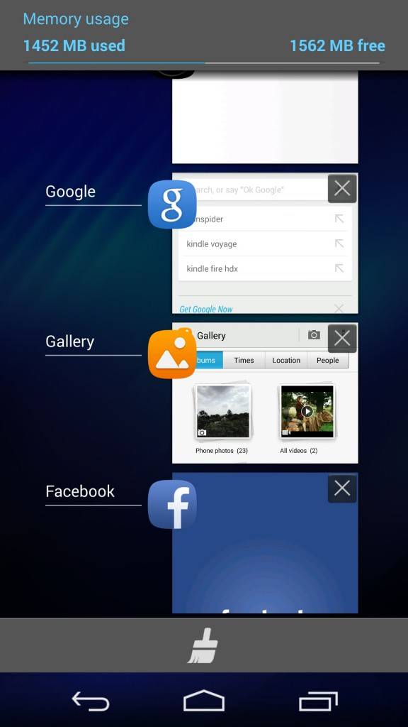 Huawei Honor 6_RAM cleaner