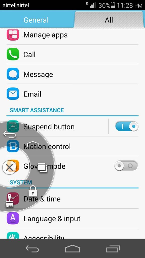 Huawei Honor 6_Suspend Button