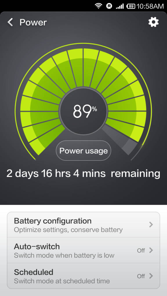 Xiaomi Redmi 1s_Power app
