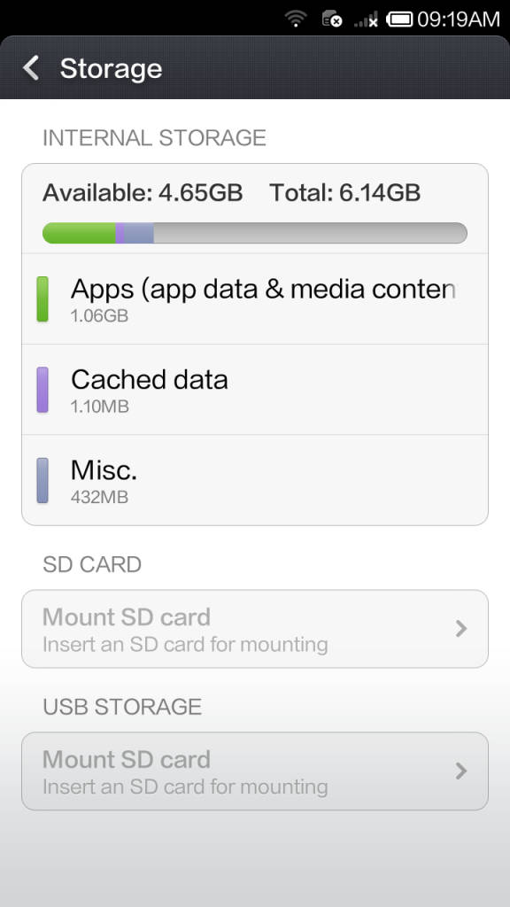 Xiaomi Redmi 1s_storage
