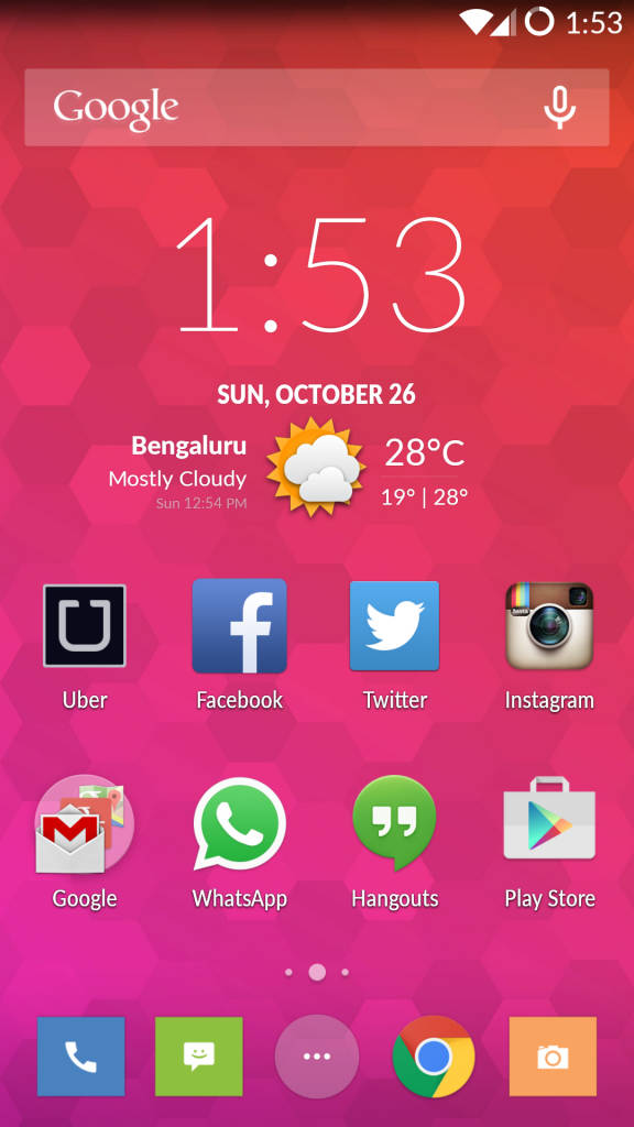 OnePlus One_homescreen