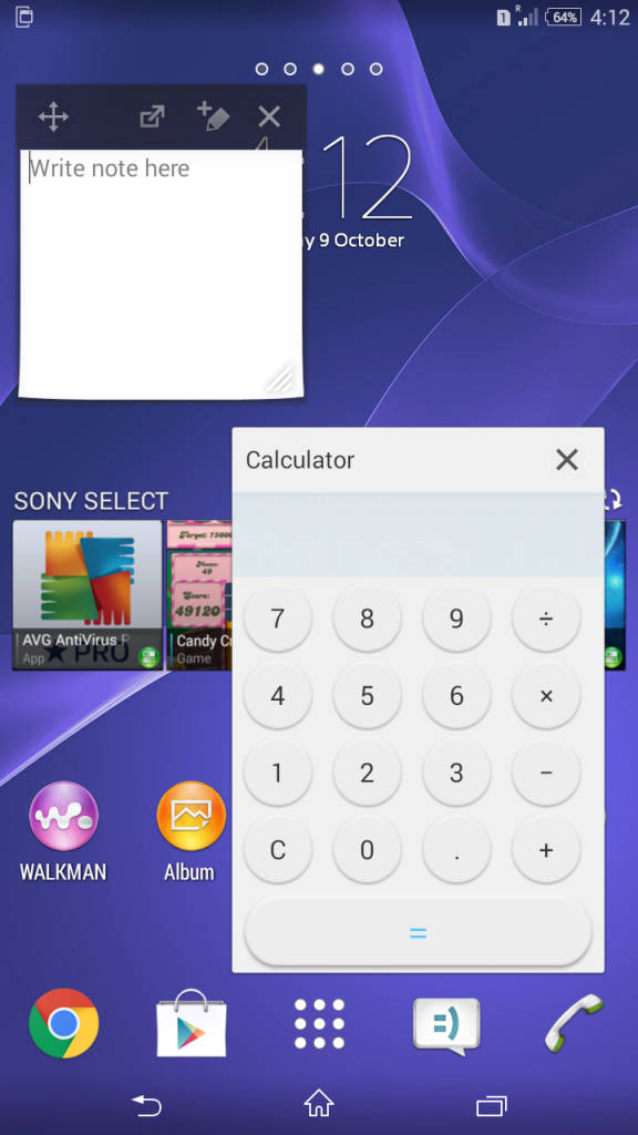 Sony Xperia C3_Small Apps