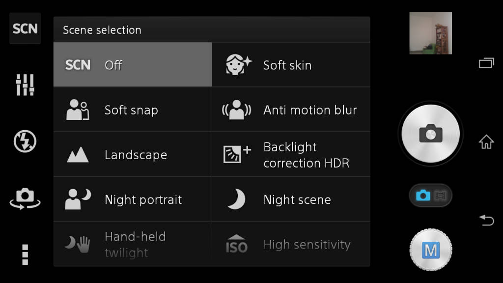 Sony Xperia Z3 Comapct_camera modes