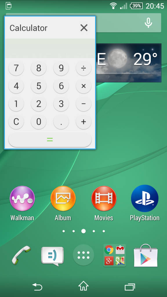 Sony Xperia Z3 Comapct_small apps