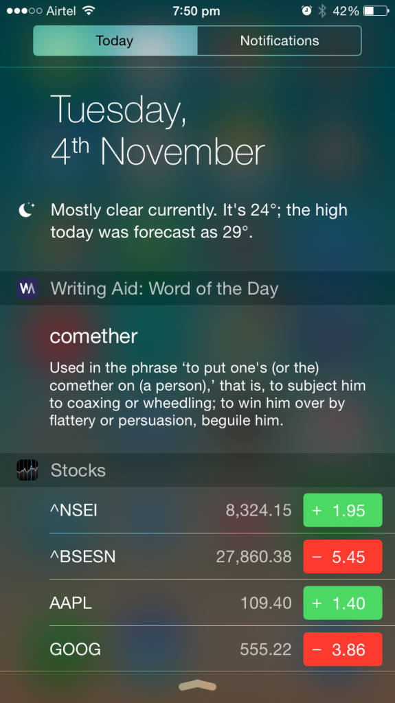 Apple iPhone 6_today view