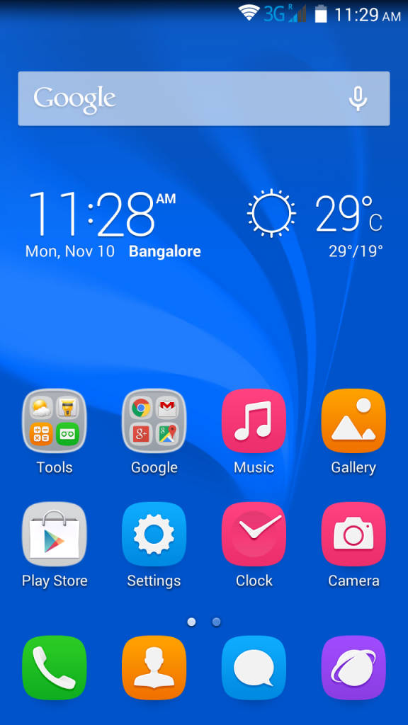 Huawei Honor Holly_homescreen