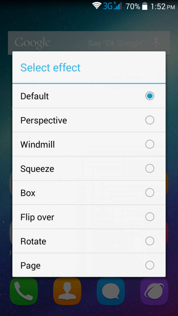 Huawei Honor Holly_transition effects