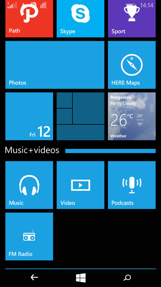 Microsoft Lumia 535_app folders