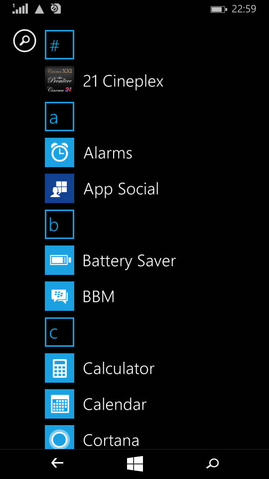 Microsoft Lumia 535_apps