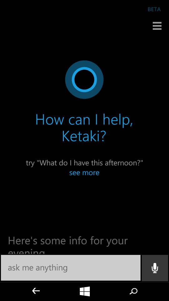 Microsoft Lumia 535_cortana