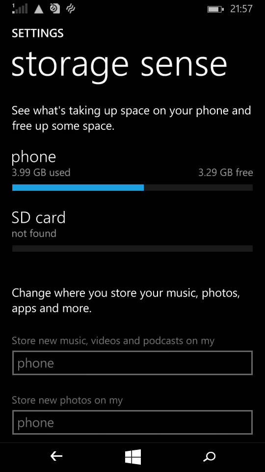 Microsoft Lumia 535_storage
