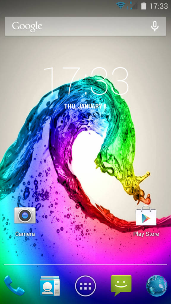 Lava Iris Fuel 60_homescreen