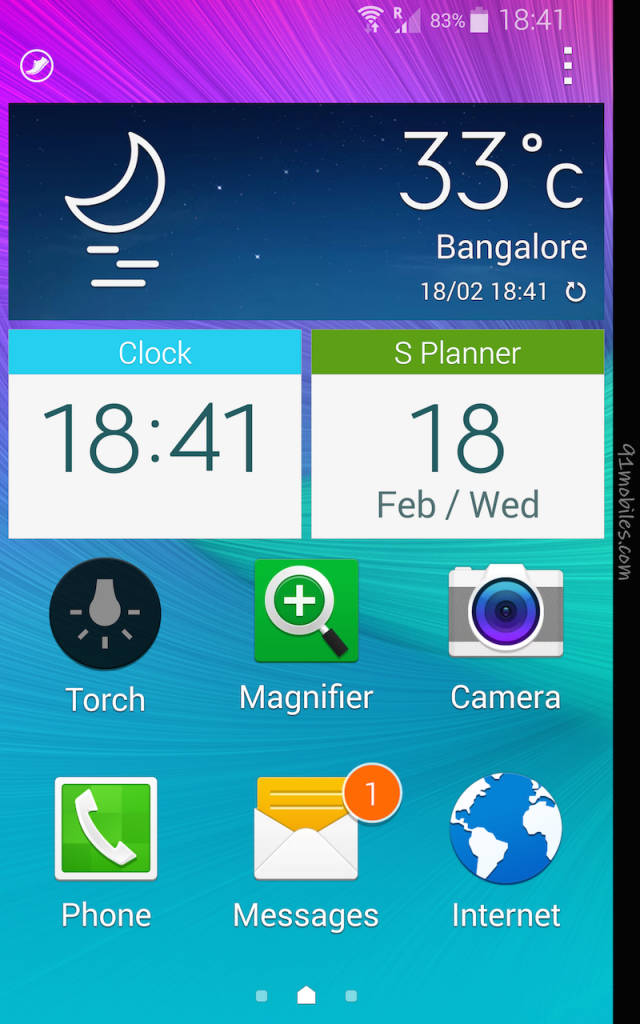Samsung Galaxy Note Edge_Easy Mode