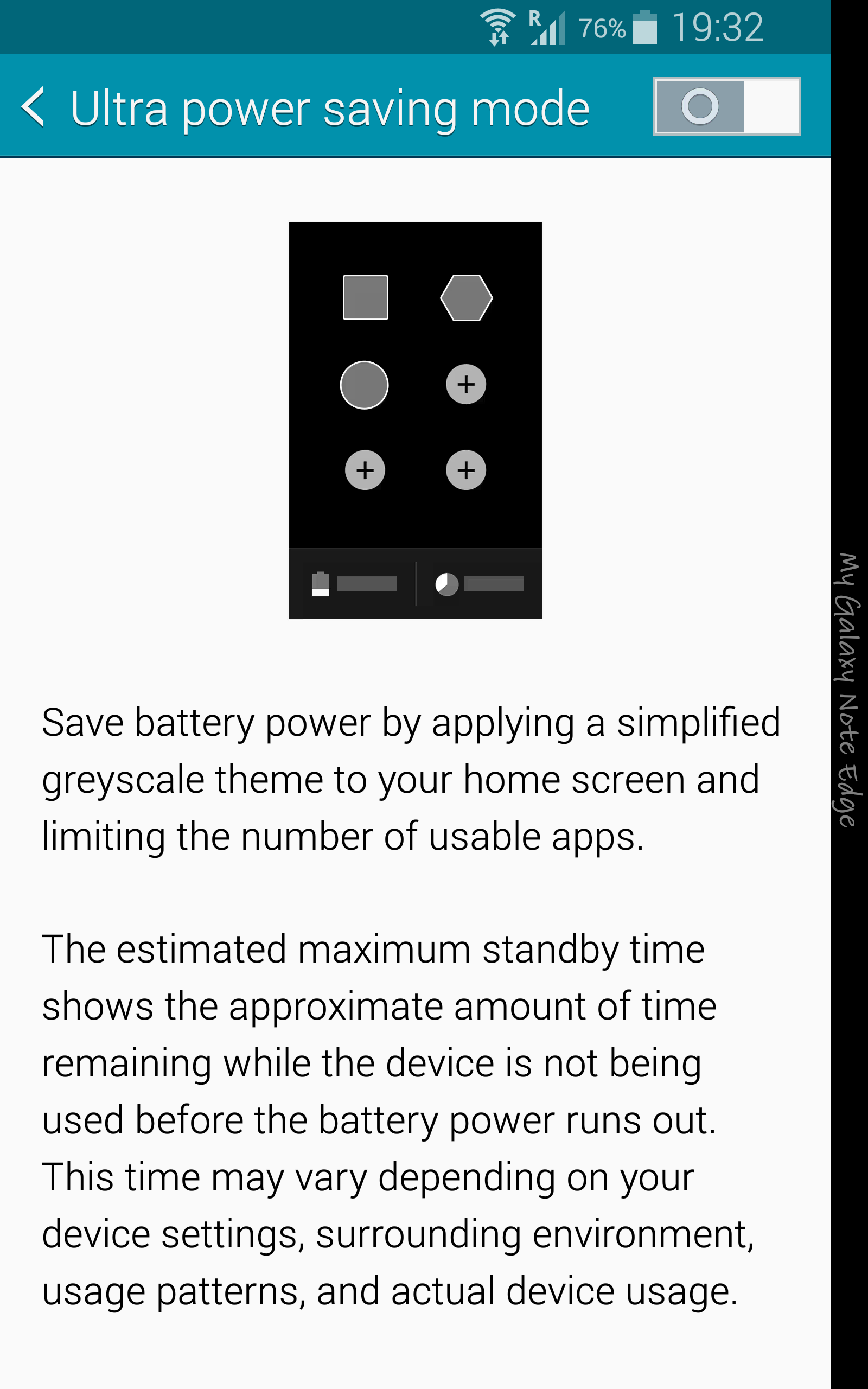 Samsung Galaxy Note Edge_power saving