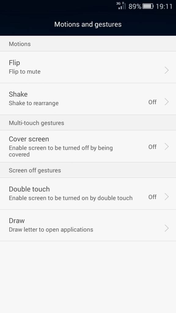 Honor 4x_motions
